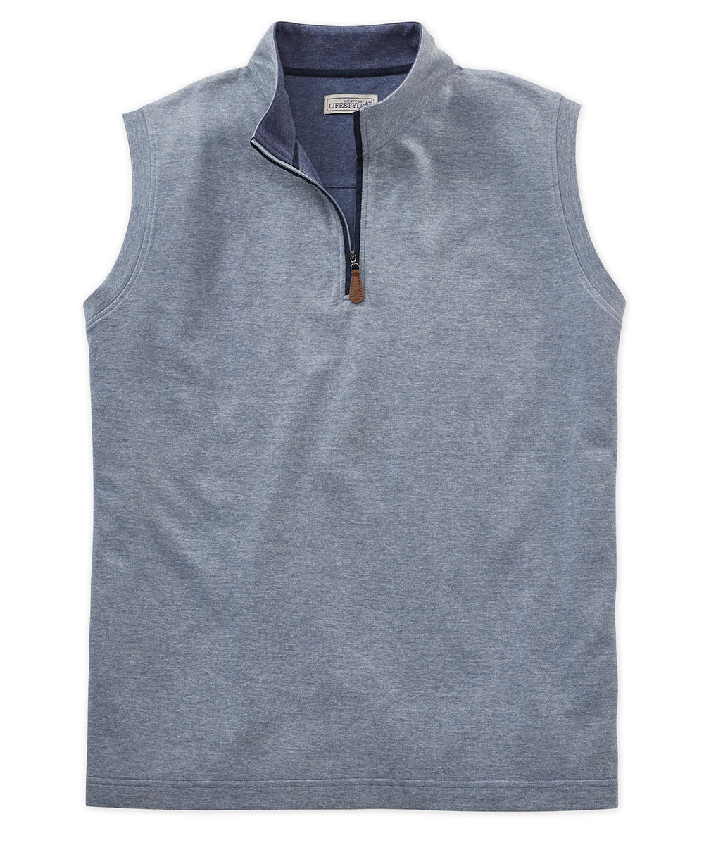 Westport Lifestyle Melange Quarter-Zip Vest