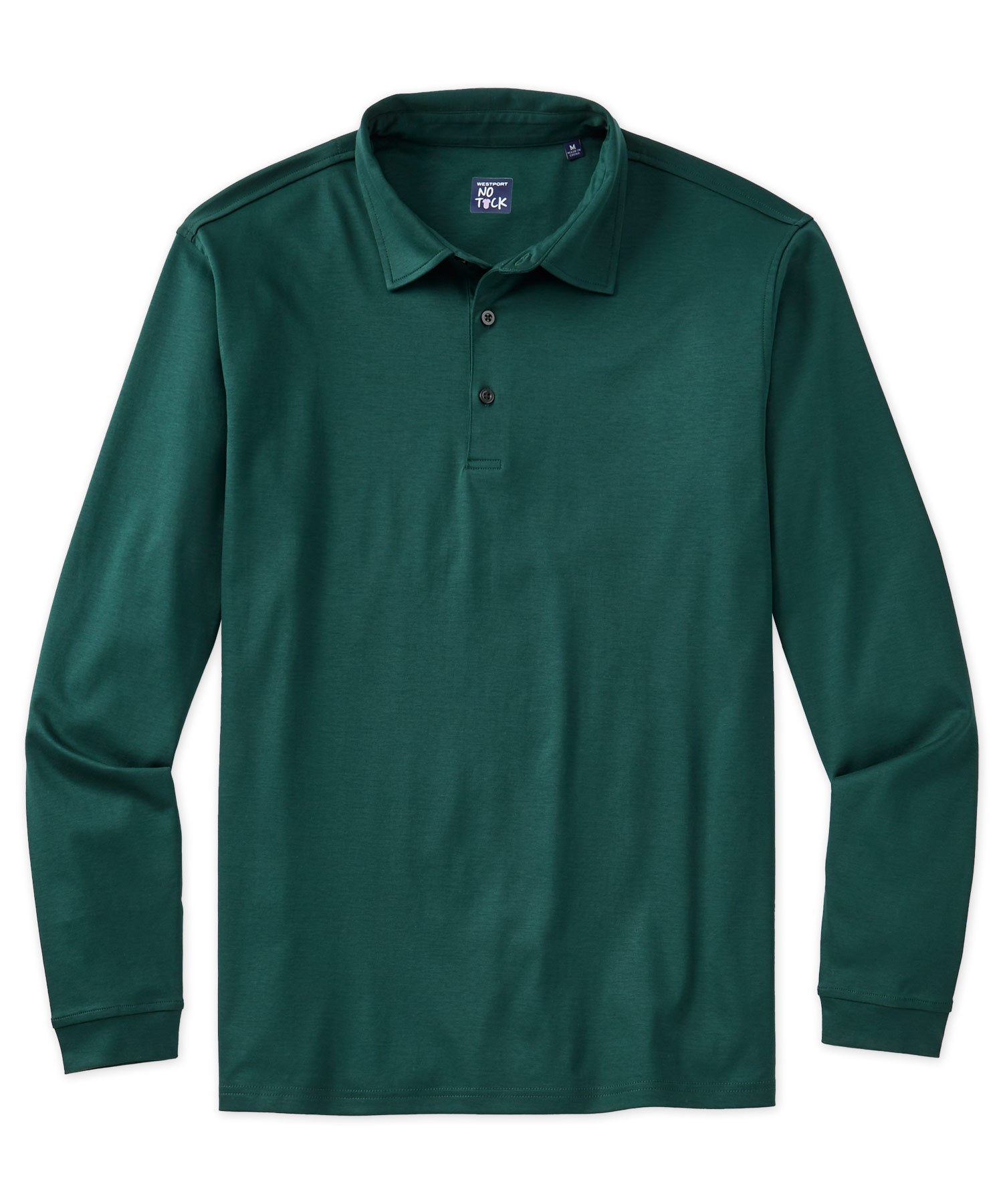 Westport No-Tuck Big & Tall Long Sleeve LustreTech Stretch Polo