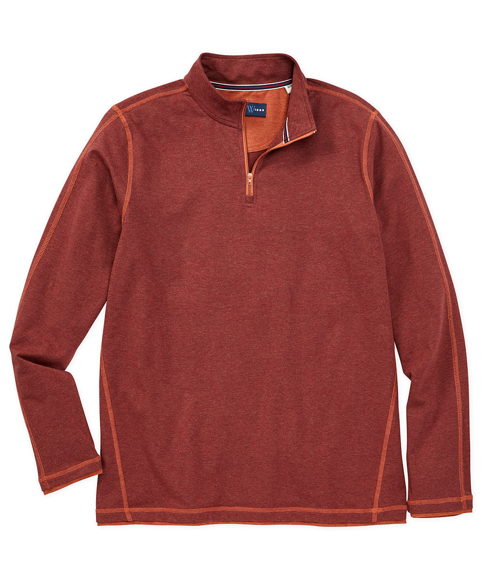 Westport 1989 Stretch Melange Quarter-Zip Pullover