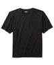 Westport Black Short Sleeve Pima Stretch Solid V-Neck Tee