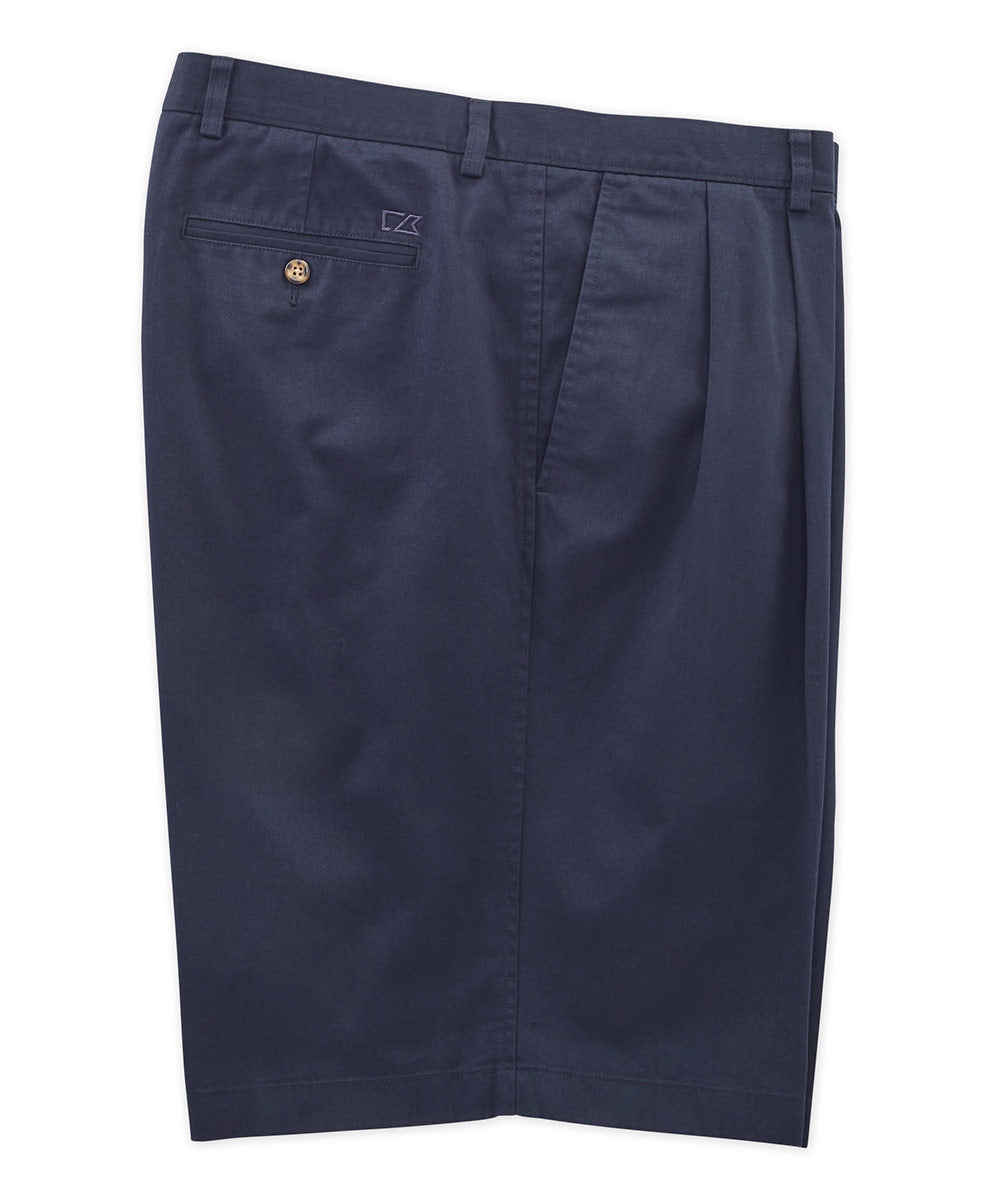 Cutter &amp; Buck Wrinkle-Free Pleated Shorts