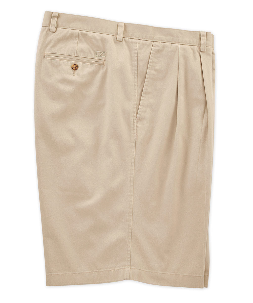 Cutter &amp; Buck Wrinkle-Free Pleated Shorts