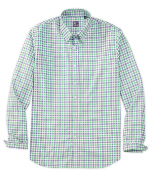 Westport No-Tuck Long Sleeve Performance Stretch Plaid Sport Shirt