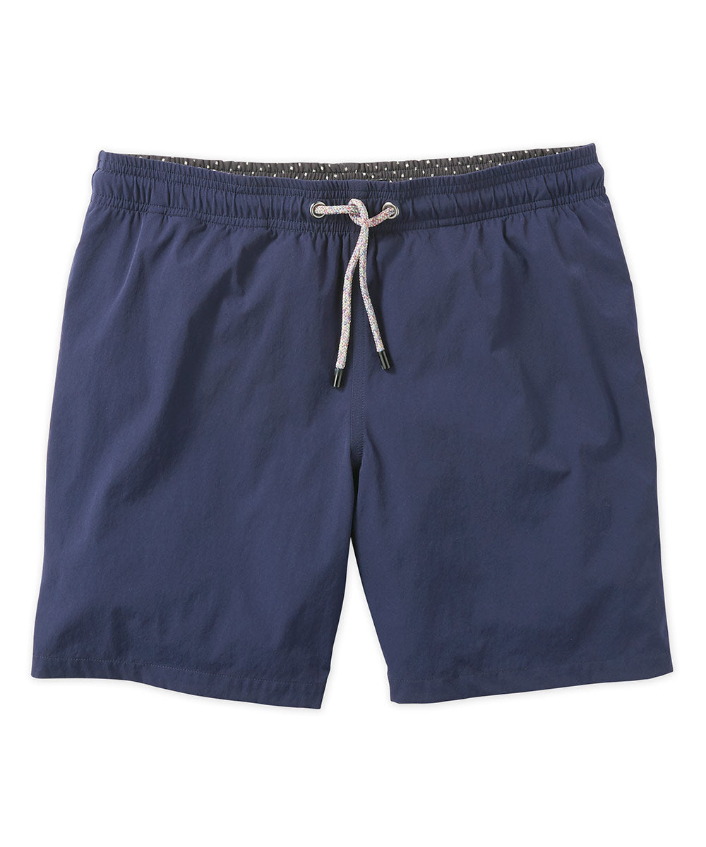 stretch lined swim trunks