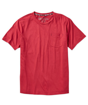 Robert Graham Short Sleeve Myles Pocket Crew Tee Shirt