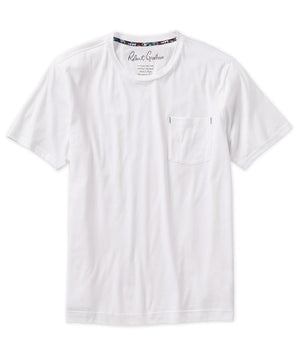 Robert Graham Short Sleeve Myles Pocket Crew Tee Shirt