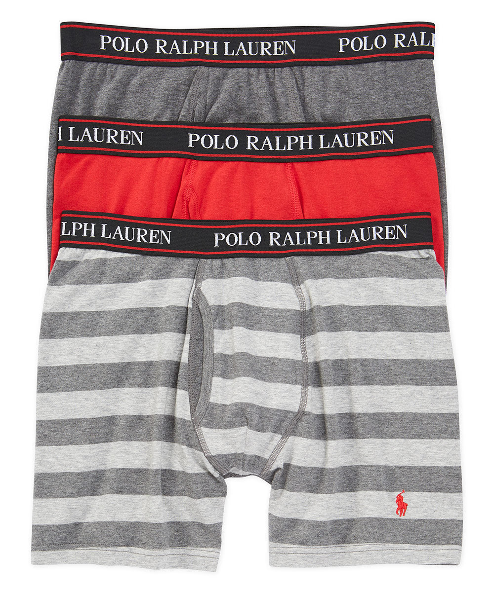 Polo Ralph Lauren Underwear Stretch Cotton Boxer Brief 3-pack