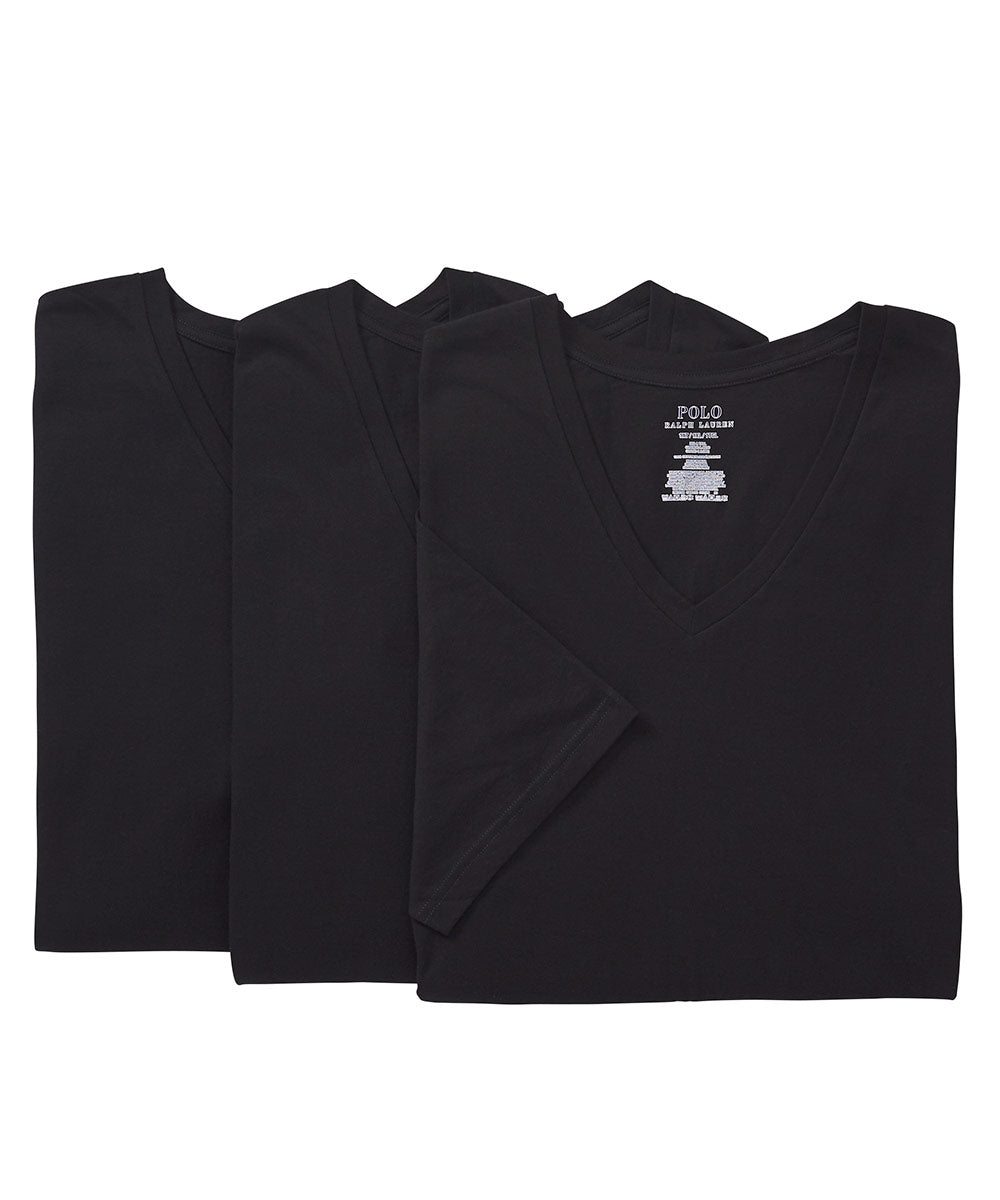 Polo Ralph Lauren Cotton V-Neck Undershirt (3-Pack), Men's Big & Tall