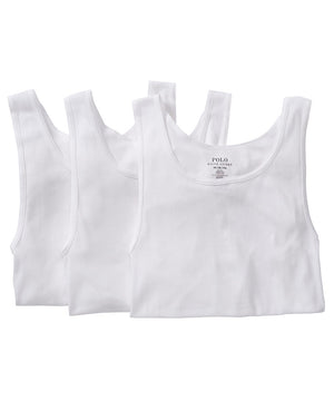 Polo Ralph Lauren Cotton Tank Undershirt (3-Pack)