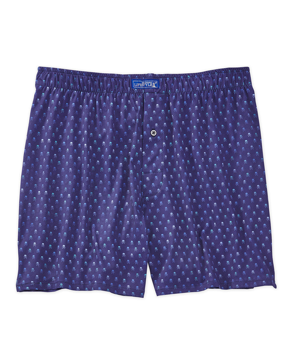 Westport Lifestyle Performance Stretch Skull Print Boxer