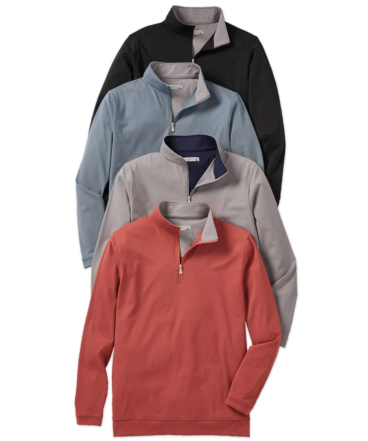 Westport Lifestyle Links Quarter-Zip Pullover, Men's Big & Tall