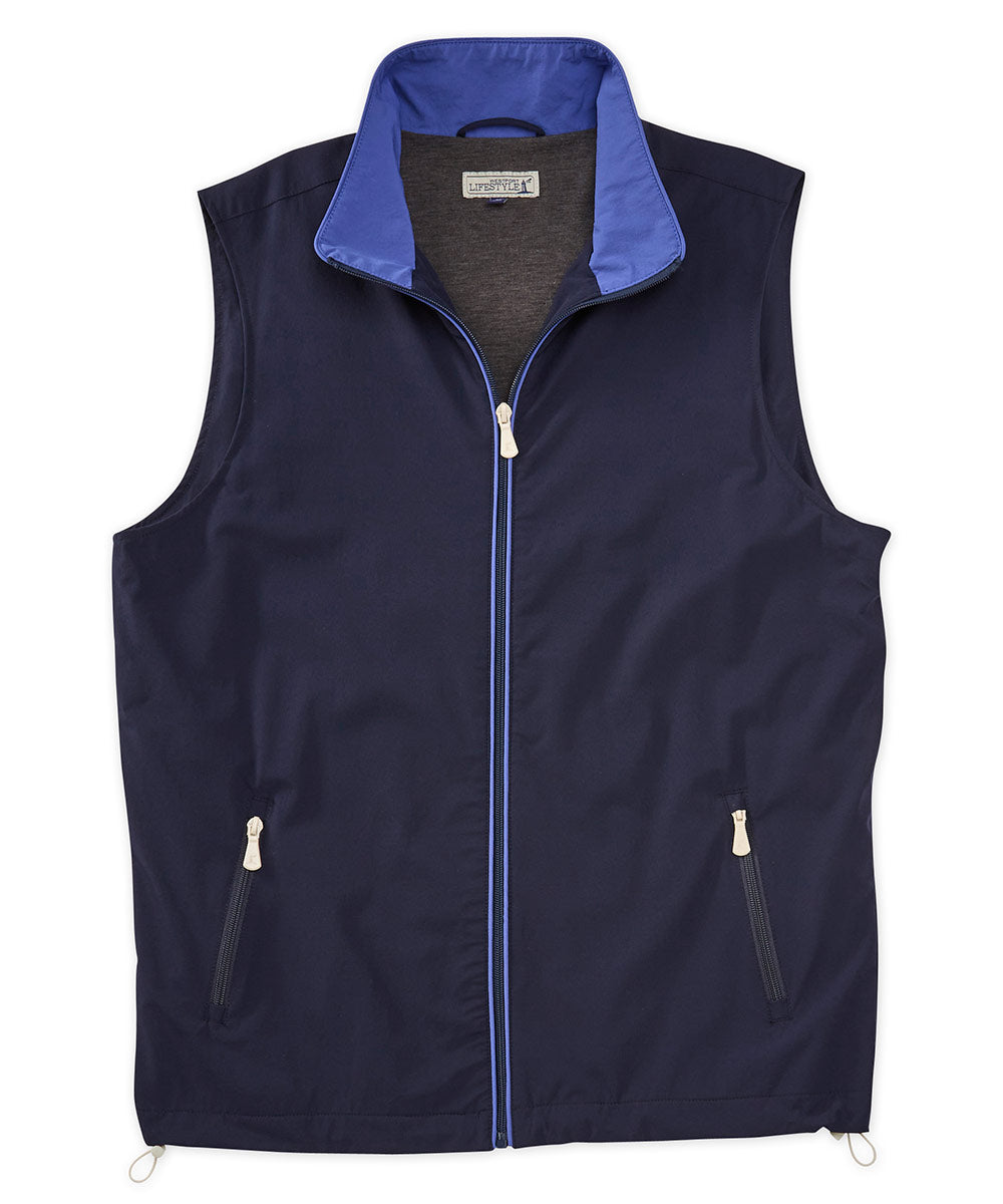 Westport Lifestyle Full Zip Stretch Lined Vest, Men's Big & Tall