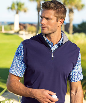 Westport Lifestyle Links Quarter-Zip Vest