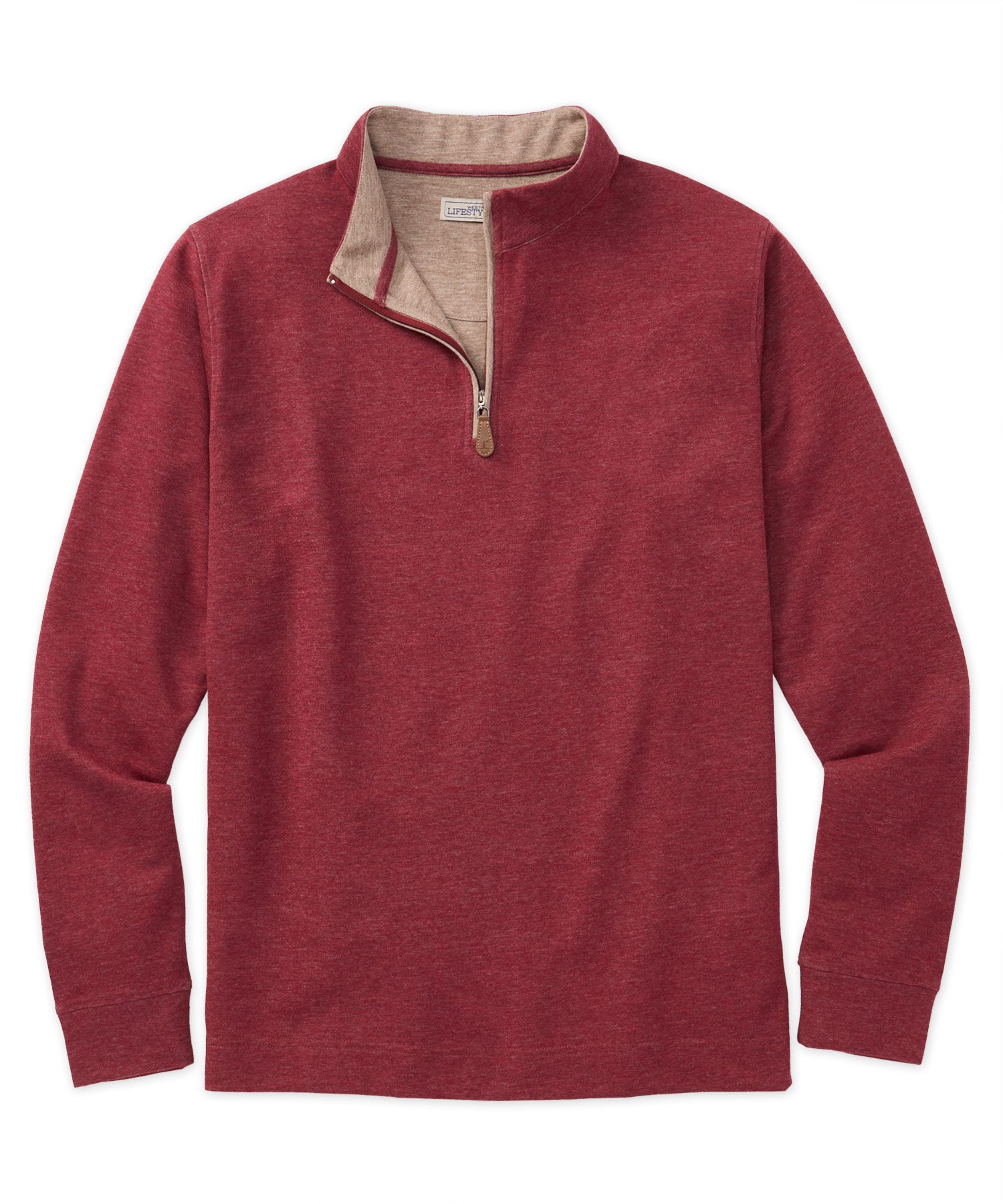 Westport Lifestyle Melange Quarter-Zip Pullover, Men's Big & Tall