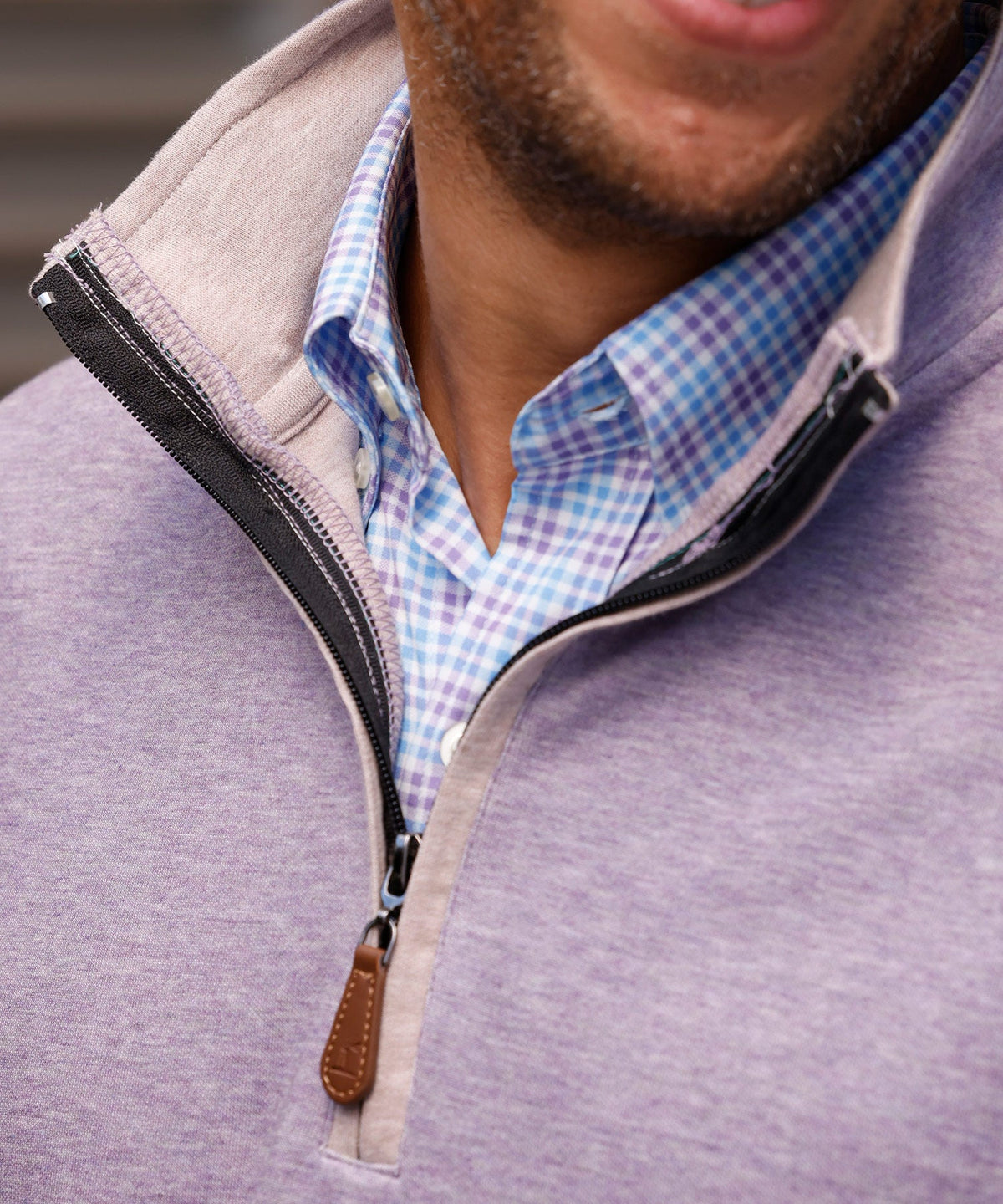 Westport Lifestyle Melange Quarter-Zip Vest