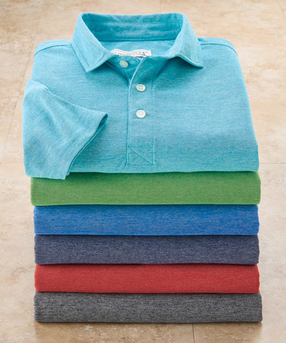 Polo Westport Lifestyle Melange, Men's Big & Tall