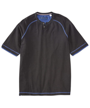Westport 1989 Short Sleeve Notch Henley Tee Shirt