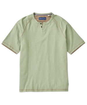 Westport 1989 Short Sleeve Notch Henley Tee Shirt