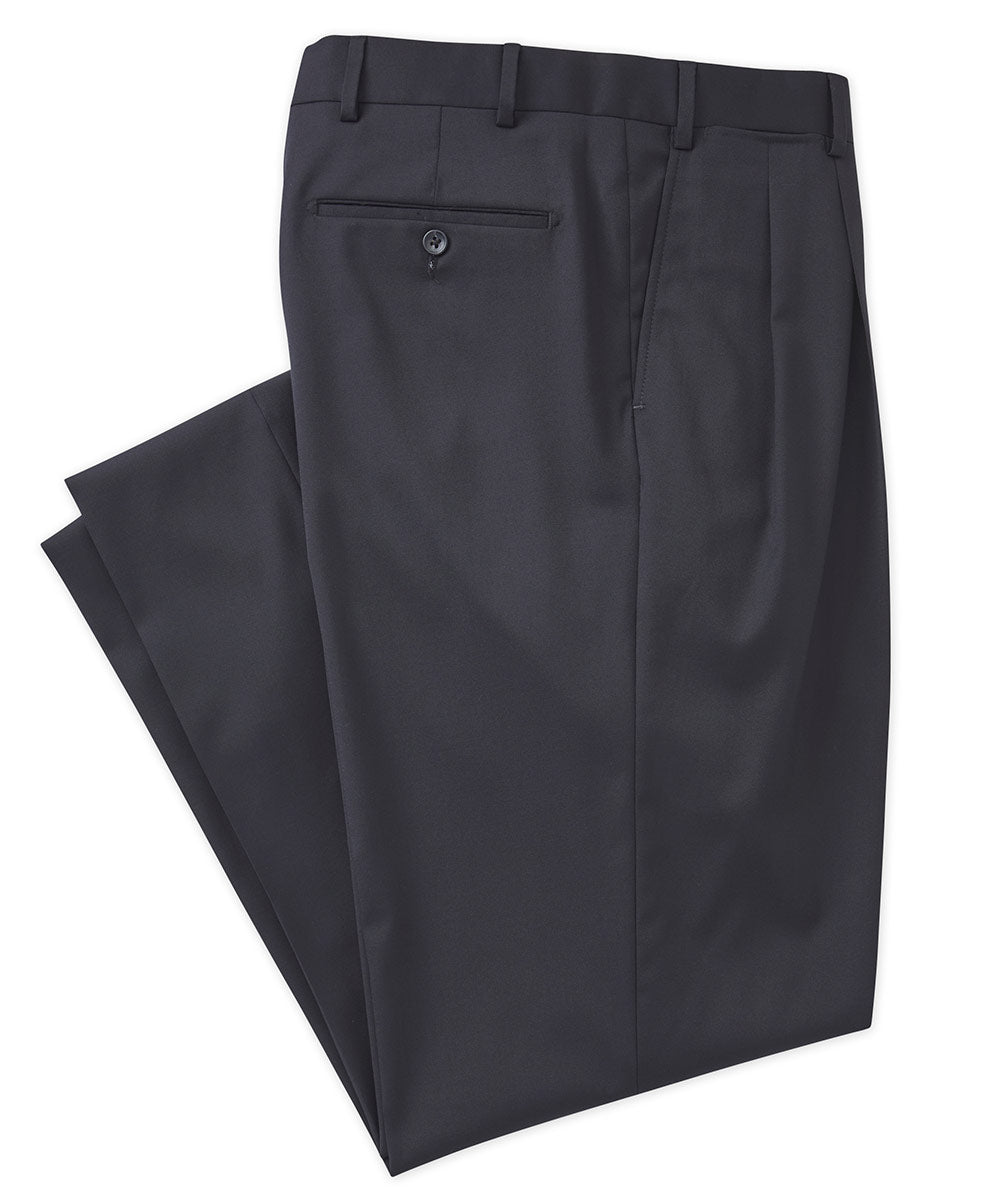 Men's Big & Tall Westport Black Loro Piana Pleated Dress Pant Caramel / 42" / REG Men's Big & Tall Westport Black Loro Piana Pleated Dress Pant Caramel / 42" / REG