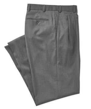 Westport Black Loro Piana Pleated Dress Pant