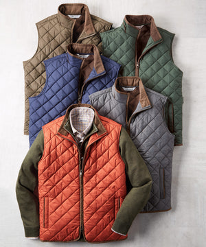 Peter Millar Essex Quilted Travel Vest