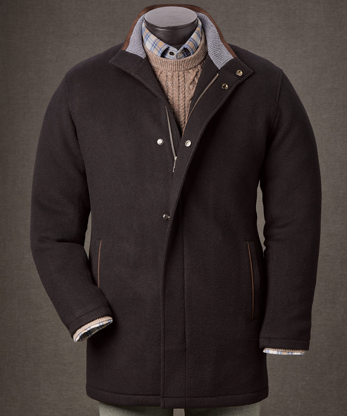 Peter Millar Fleece City Coat