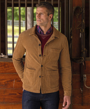 Peter Millar Corduroy Chore Coat - Westport Big & Tall