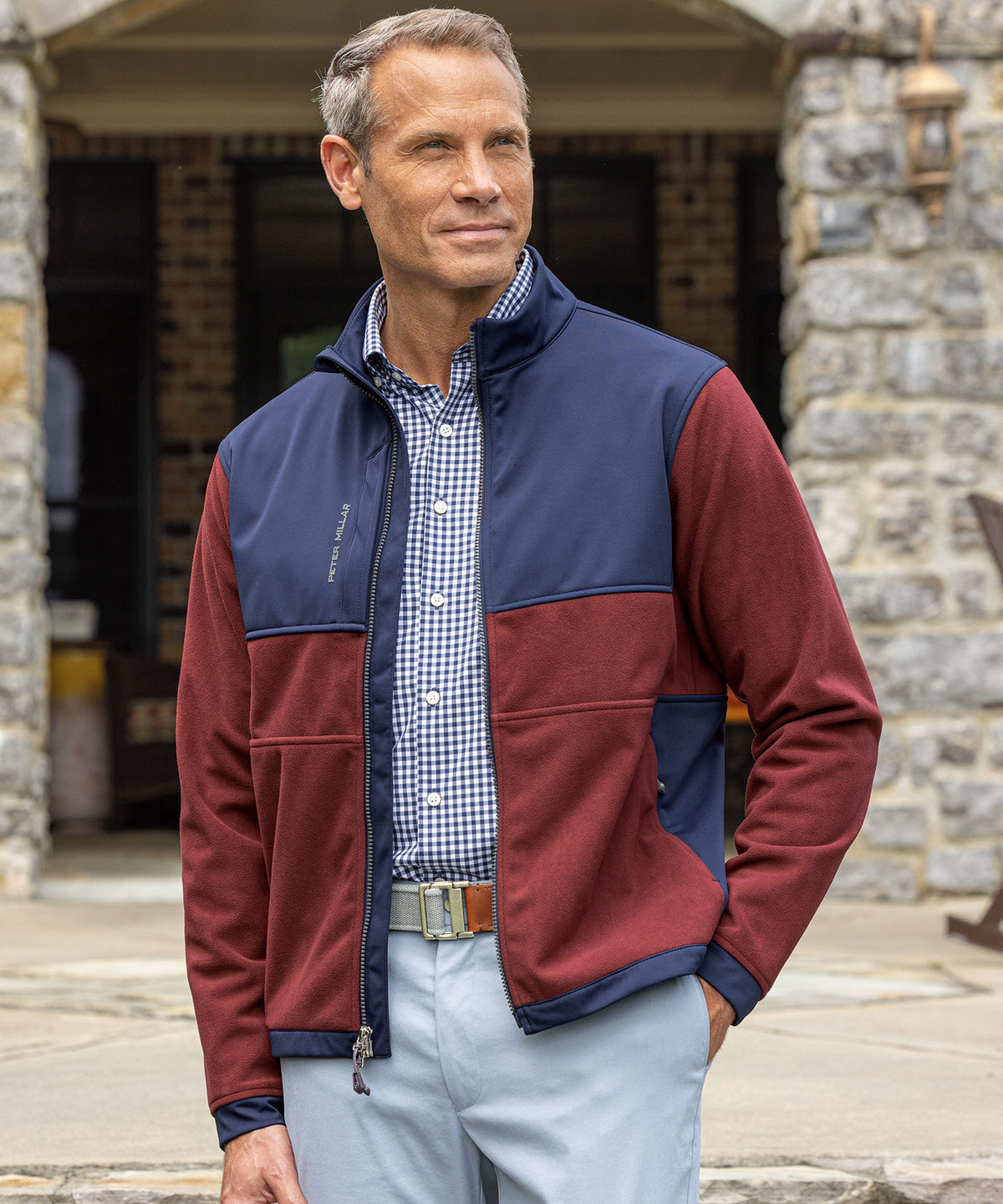 Peter Millar Thermal Block Jacket - Westport Big & Tall