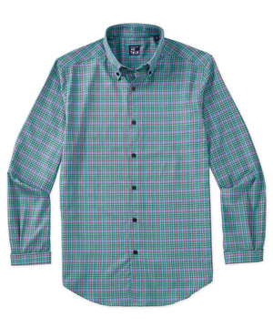 Westport No-Tuck Long-Sleeve Performance Stretch Plaid Sport Shirt
