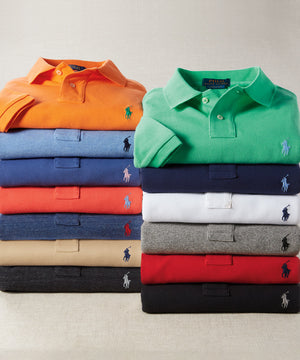 Polo Ralph Lauren classica manica corta in rete piqué