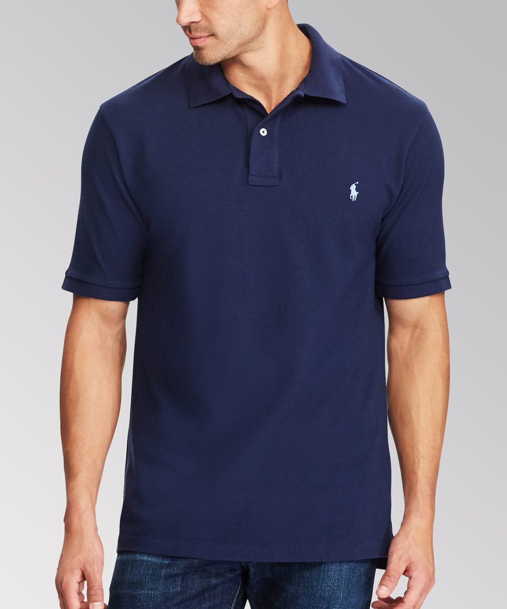 Polo Ralph Lauren Short Sleeve Classic Pique Mesh Polo Shirt, Big & Tall