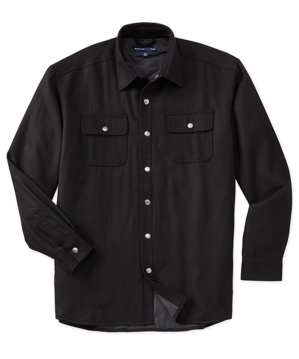 Westport Lifestyle Firepit Flannel Solid Shirt Jacket