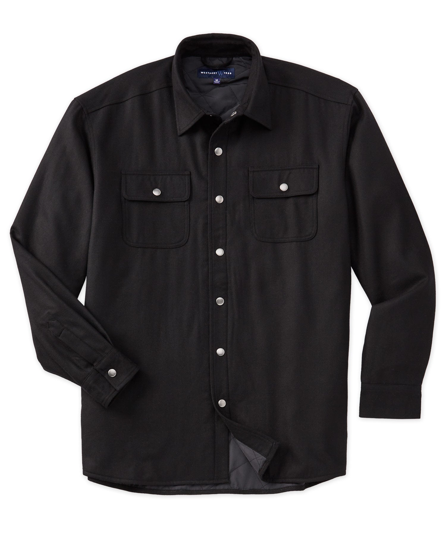 Westport Black Stretch Cotton Blouson Jacket  Blouson, Black stretch, Big  and tall jackets