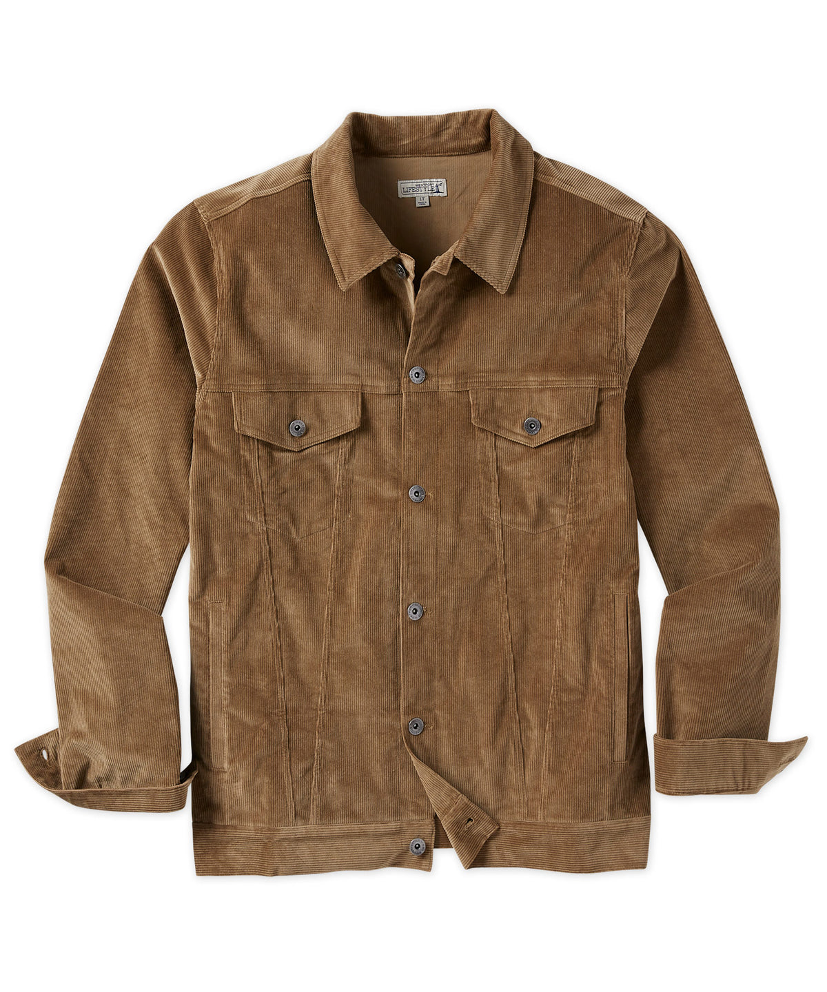 Westport Lifestyle Corduroy Trucker Jacket - Westport Big & Tall