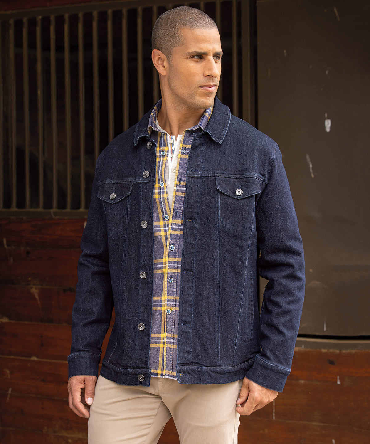 Westport Lifestyle Denim Trucker Jacket, Men's Big & Tall