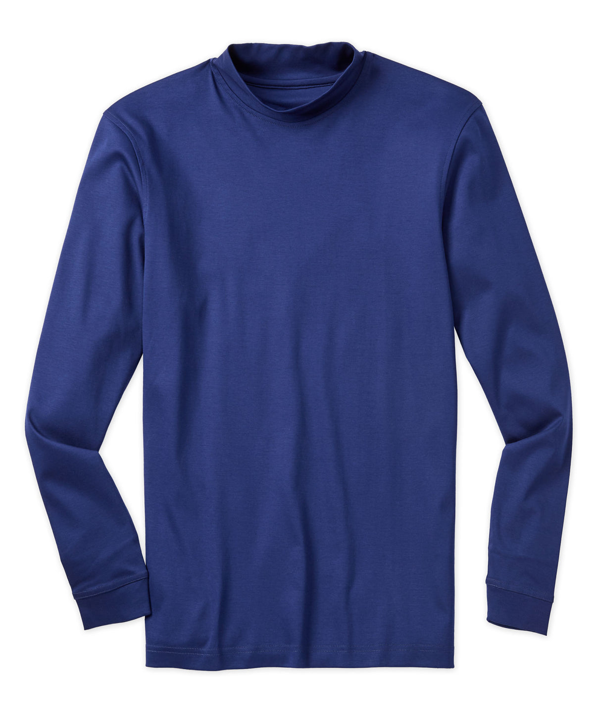 Cotton mock deals neck