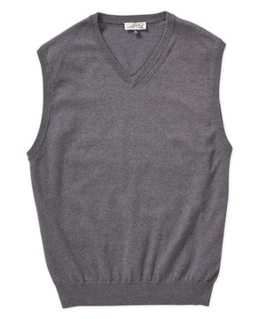 Westport Lifestyle Cotton Stretch V-Neck Sweater Vest