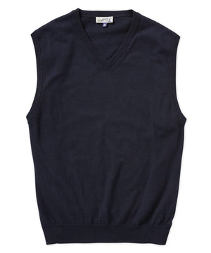 Westport Lifestyle Cotton Stretch V-Neck Sweater Vest