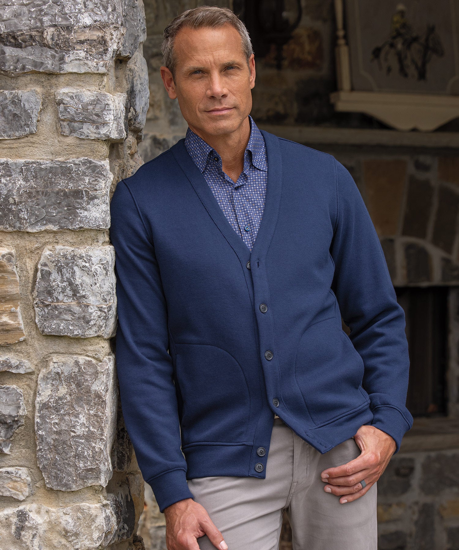 Fleece lined cardigan clearance