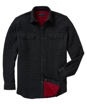 Westport Lifestyle Quilted Knit Shirt Jacket
