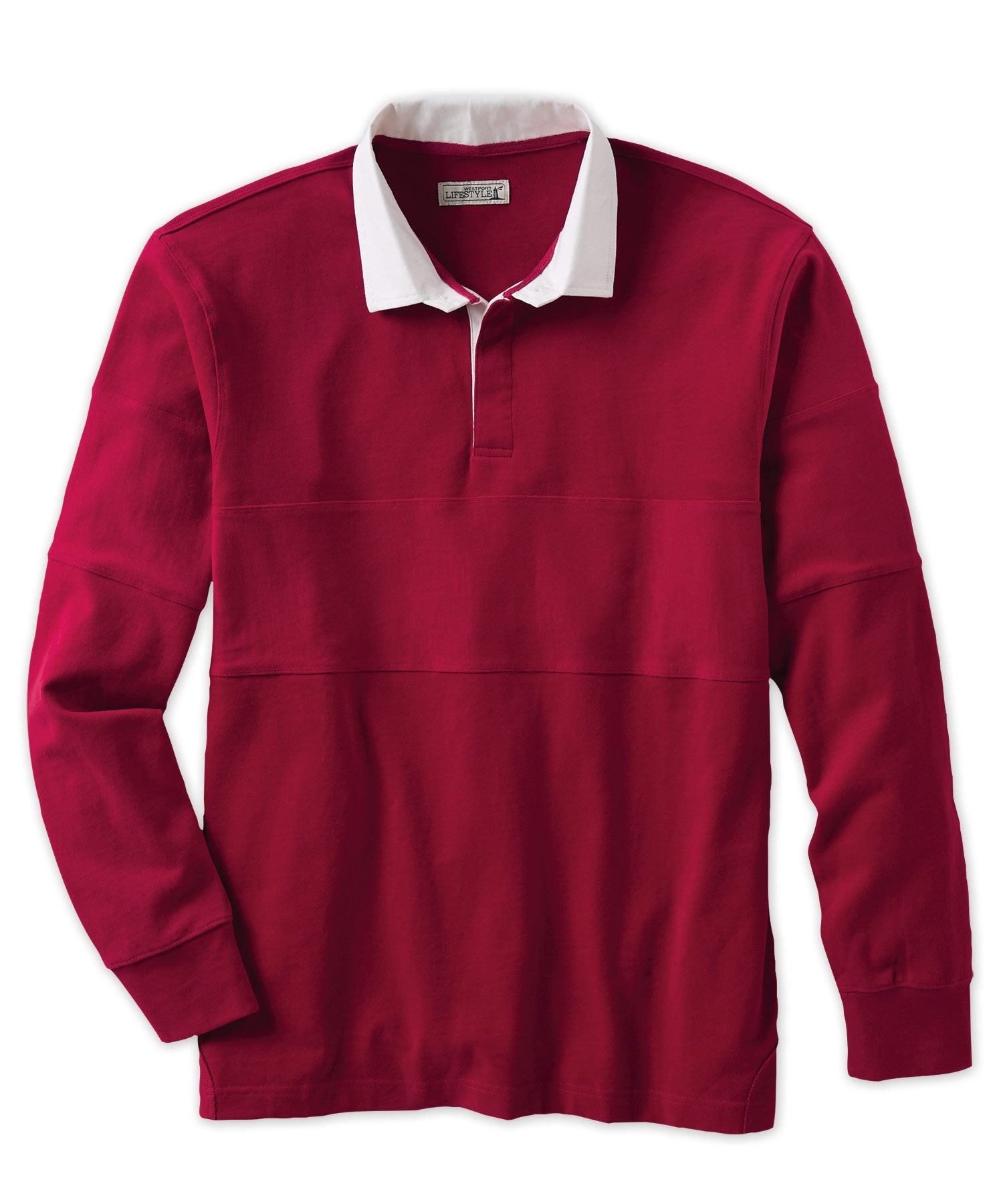 Westport Lifestyle Solid Performance Rugby Shirt Westport Big & Tall