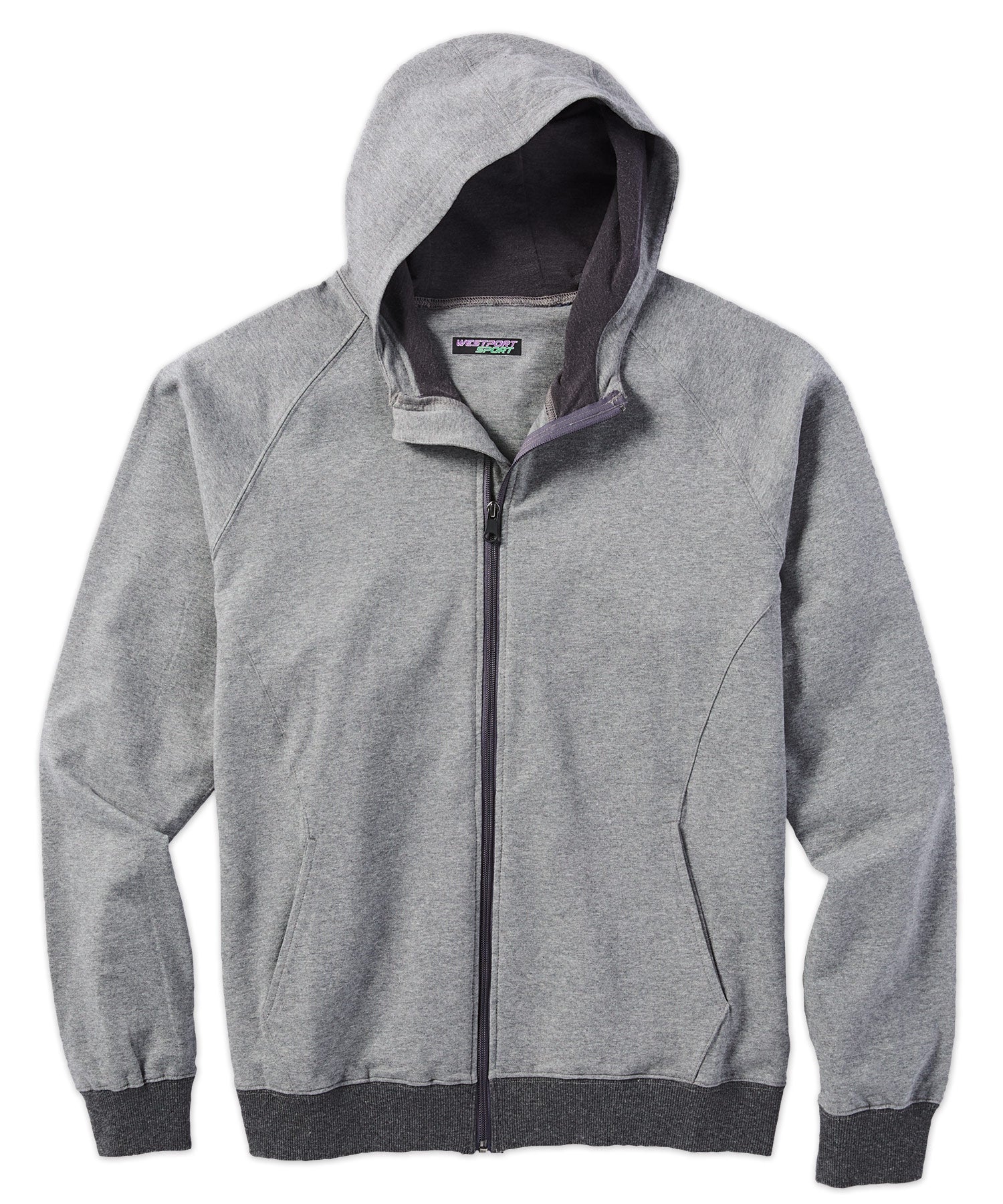 Westport Sport 365 Stretch Terry Full-Zip Hoodie, Men's Big & Tall