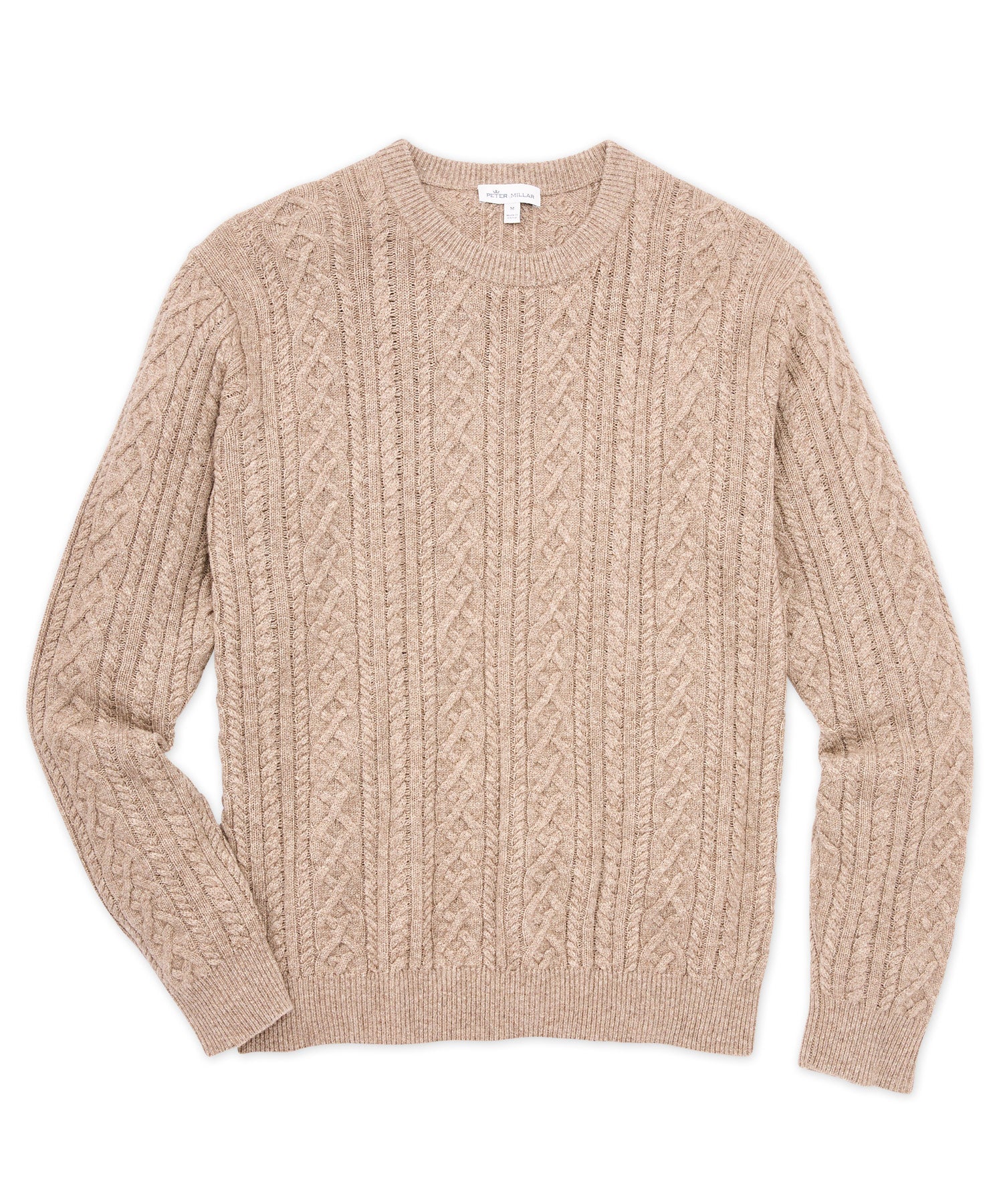 Peter Millar Wool Blend Cable Crew
