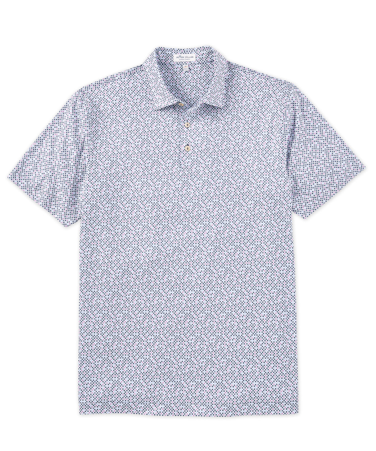 Peter Millar Print Polo, Men's Big & Tall