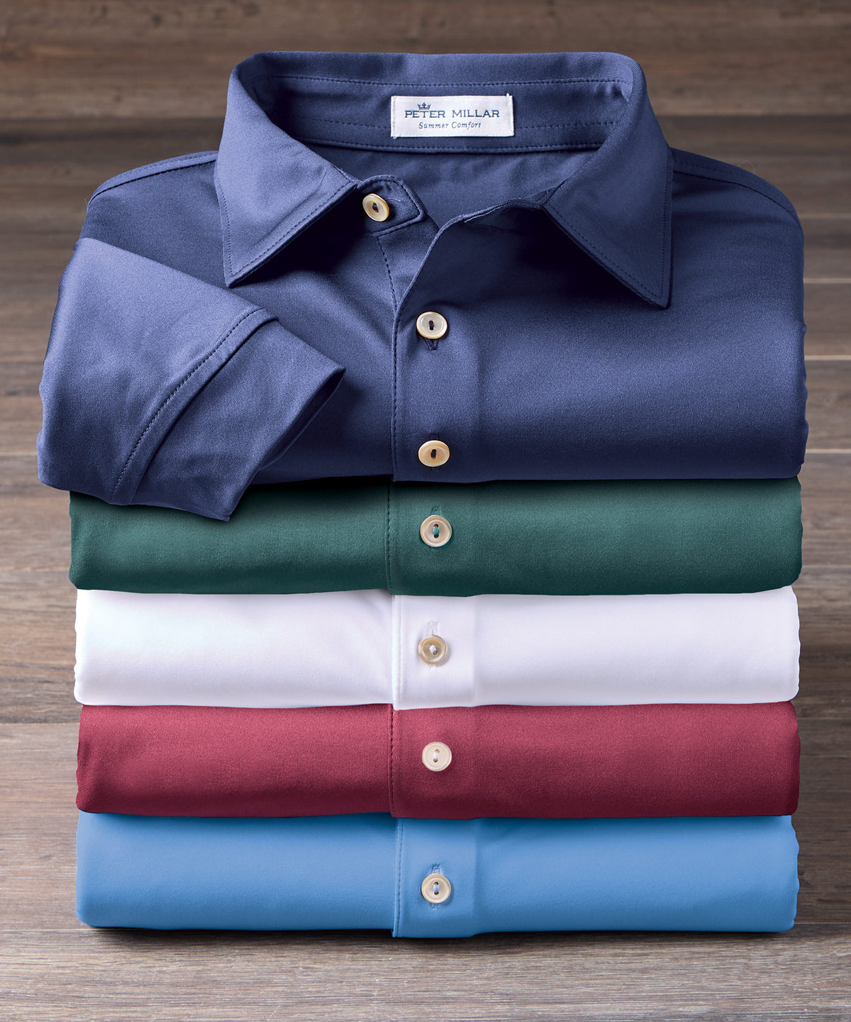 Peter Millar Long-Sleeve Performance Polo