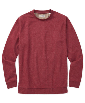 Westport Lifestyle Melange Interlock Pullover Crew