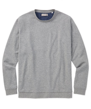 Westport Lifestyle Melange Interlock Pullover Crew