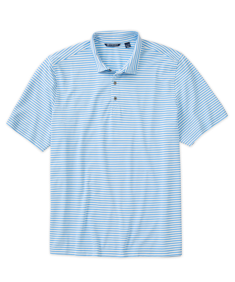 Cutter & Buck Virtue Eco Pique Stripe Recycled Polo, Men's Big & Tall