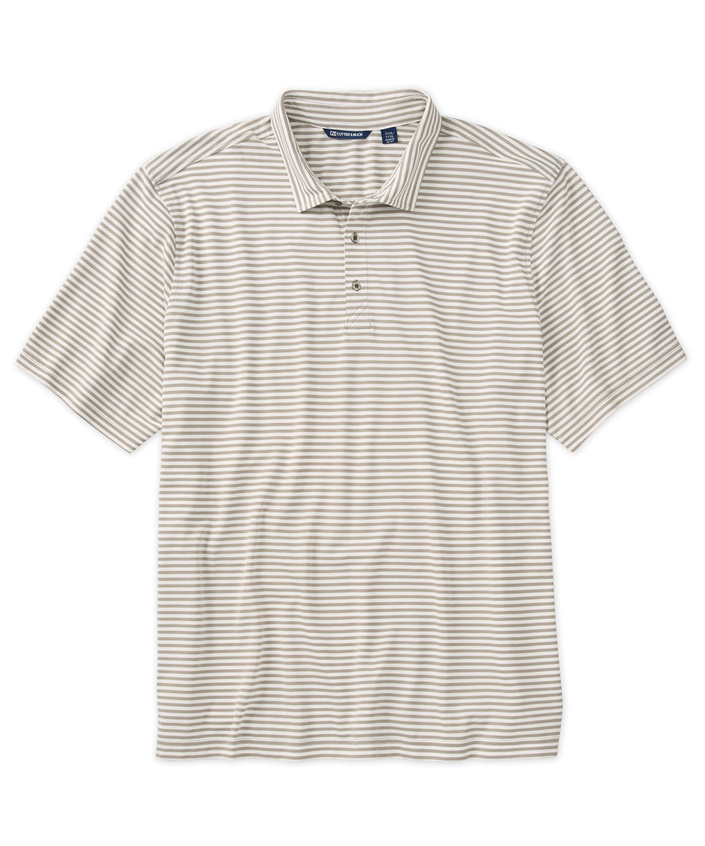 Cutter &amp; Buck Virtue Eco Pique Stripe Recycled Polo