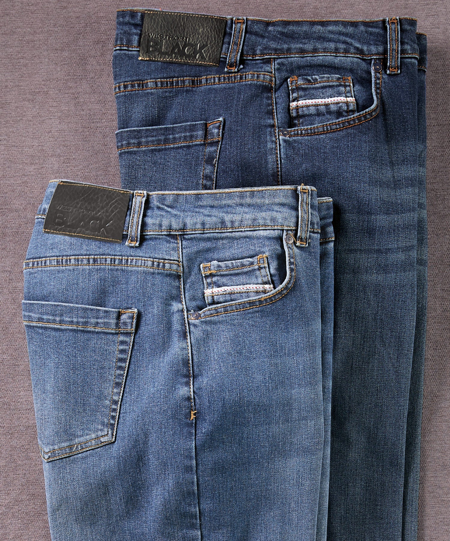 WESTPORT Washed Black, Italian Performance Twill